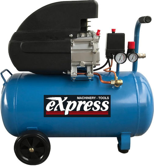 Express Κομπρεσέρ Αέρος με Ισχύ 2hp και Αεροφυλάκιο 24lt