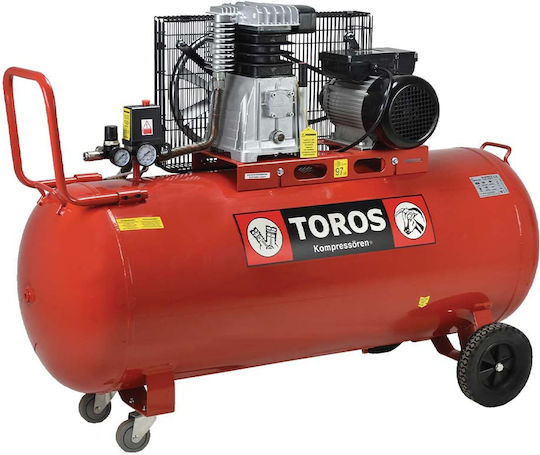 Toros DH-30200/10 Cu o singură fază Compresor de aer cu Putere 3hp și Rezervor de aer 200lt 602040