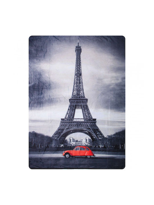 Borea Eiffel Κουβέρτα Fleece Καναπέ 130x160εκ.