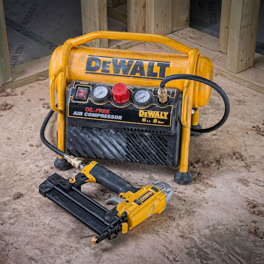 Dewalt Single-Phase Air Compressors with Power 1.5hp and Airtank 6lt DPC6MRC