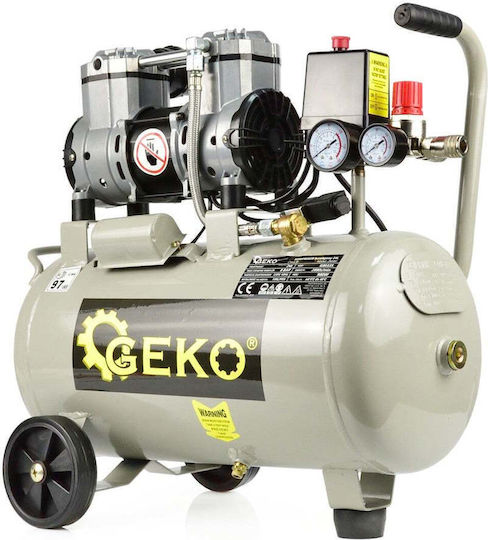 Geko Einphasig Luftkompressor mit Lufttank 24Es G80335