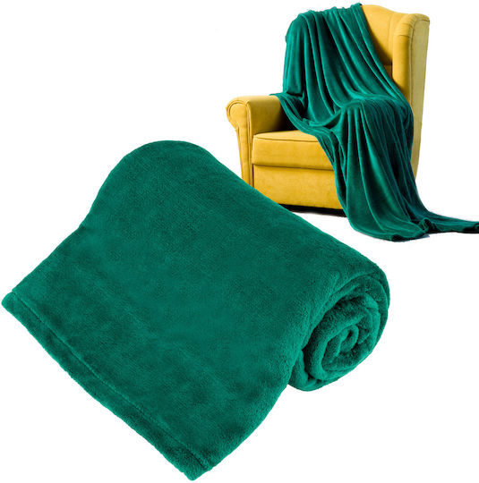 Teesa Κουβέρτα Fleece Μονή 150x200εκ. Green