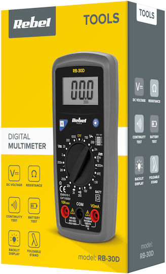Rebel Multimetru digital cu Măsurare AC / DC / Rezistență RB-30D