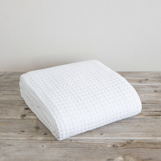 Nima Comfy Κουβέρτα Πικέ Μονή 160x240εκ. Snow White