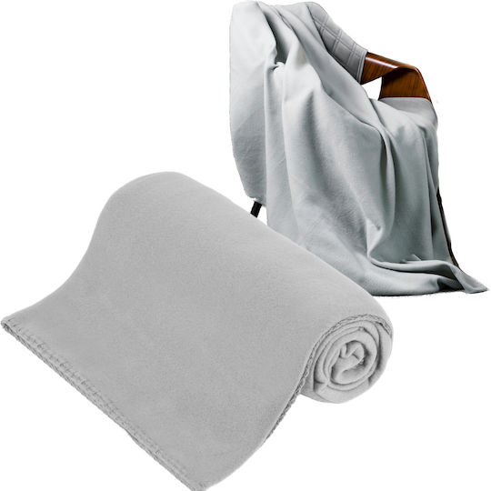 Teesa Κουβέρτα Fleece Καναπέ 130x150εκ. Grey