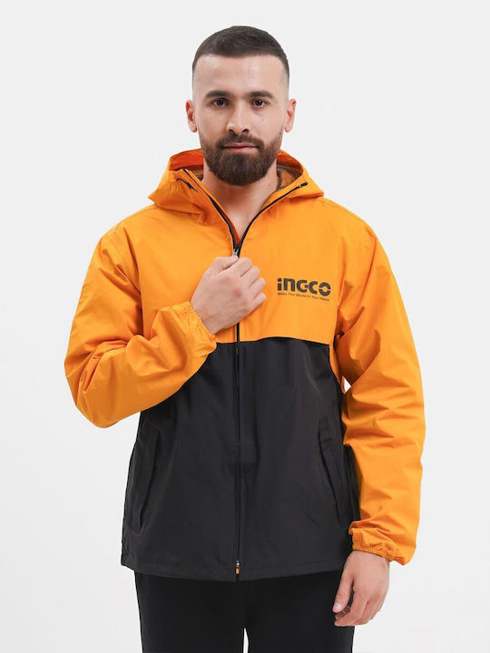 Ingco Windproof Waterproof Jacket with Hood XXL Hjatl2281.xxl