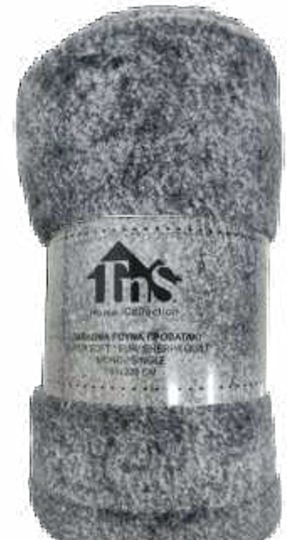 TnS Super Soft Furry Double Blanket 200x220cm Gray