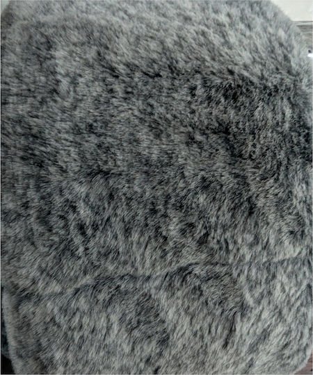 TnS Super Soft Furry Double Blanket 200x220cm Gray