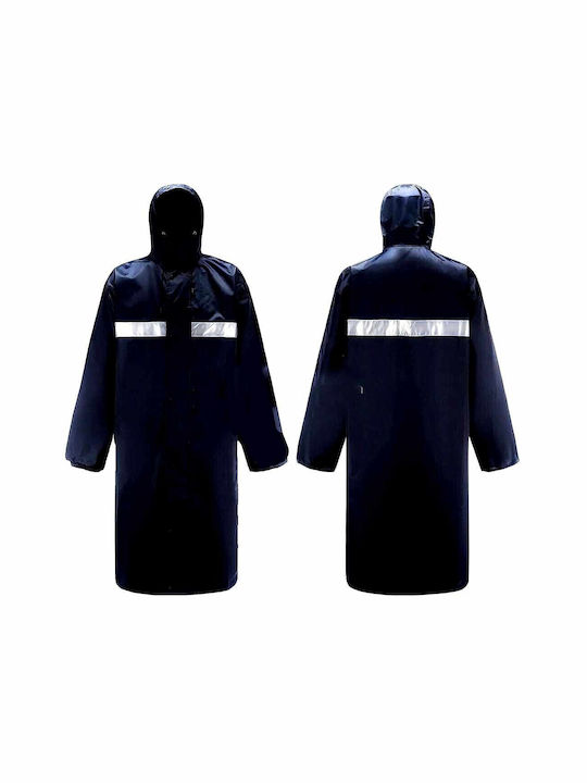 Wasserdichte Arbeitskleidung Trenchcoat Männer Blau