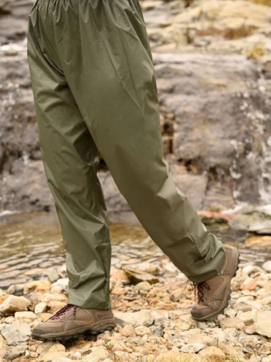 MAC In a Sac Αδιάβροχο και Αντιανεμικό Ανδρικό Παντελόνι Εργασίας Χακί