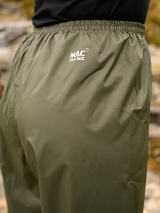 MAC In a Sac Αδιάβροχο και Αντιανεμικό Ανδρικό Παντελόνι Εργασίας Χακί