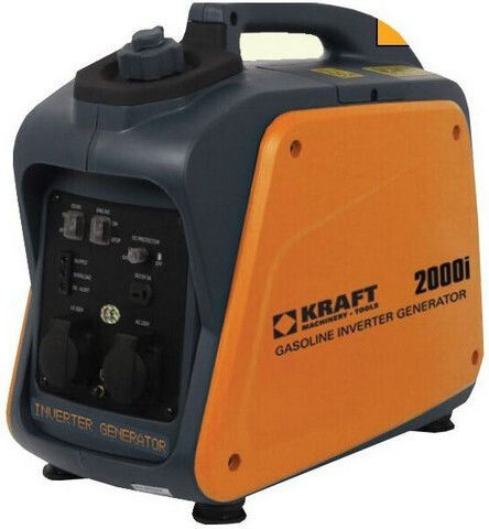 Kraft 1200i Silent Generator Suitcase Inverter Gasoline Four-stroke with Maximum Power 1.5kVA