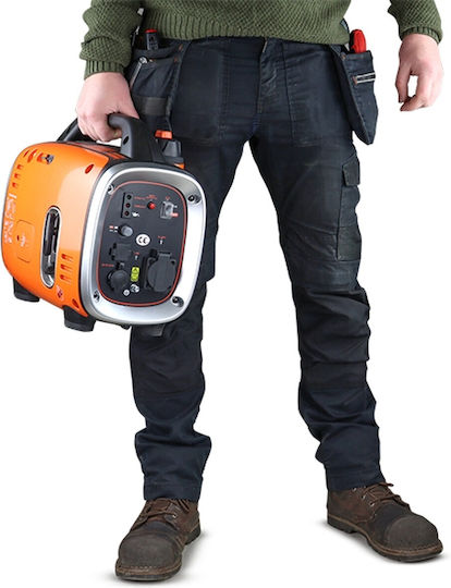 Black & Decker Тиха Генератор Куфар Inverter Бензин (четиритактов) Четиритактов с Миза и Максимална Мощност 0.9kVA