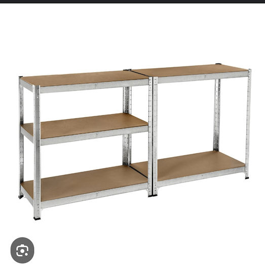 Vesta Ραφιέρα Dexion Γαλβανιζέ 90x40x180εκ. με 5 Ράφια Συνολικής Αντοχής 875kg