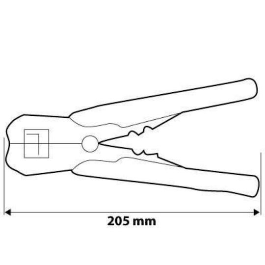 Neo Tools Abisolierzange Kabel mit Länge 205mm