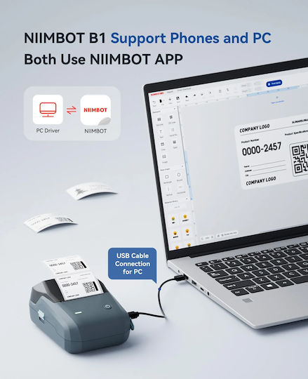 Niimbot Label Printer USB, Bluetooth