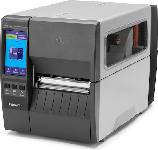 Zebra ZT231 Εκτυπωτής Ετικετών Απευθείας Μεταφοράς USB, Serial, Bluetooth, Ethernet 203 dpi