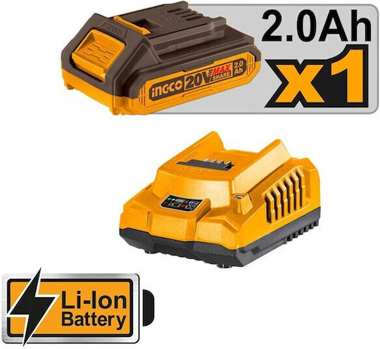 Ingco Hedge Trimmer Battery 20V with Blade 45cm CHTLI20461