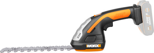 Worx Battery Shear WG801E.9 Hedge Trimmer Battery 20V with Blade 20cm WG801E.9