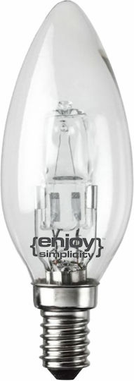 Elvhx Λάμπα Αλογόνου για Ντουί E14 με Ισχύ 18W 220-240V