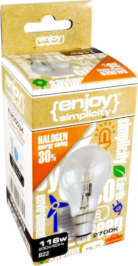 Elvhx Λάμπα Αλογόνου για Ντουί B22 με Ισχύ 70W 220-240V