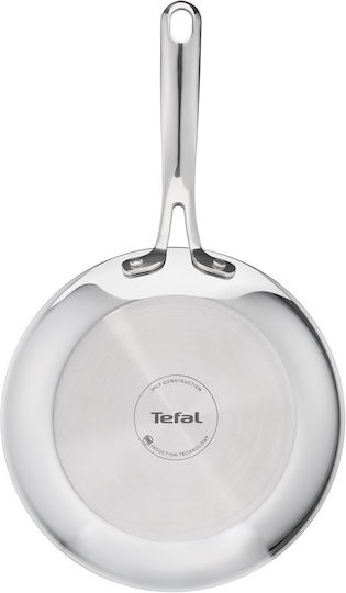 Tefal Eternal Mesh Pan Mit Deckel aus Edelstahl mit Keramikbeschichtung 24cm