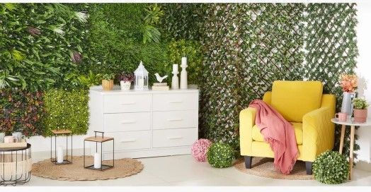 Gardin Изкуствената листва е в Мрежа 1x1м