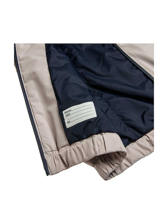 Kids' Casual Jacket with Hood Beige