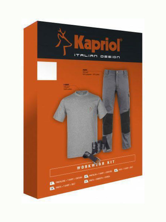 Kapriol Παντελόνι Εργασίας Γκρι