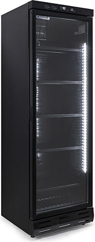 Fresh Cl 380 Sd Black Beverage Refrigerator 360lt H18.3xW59.5xD61.4cm