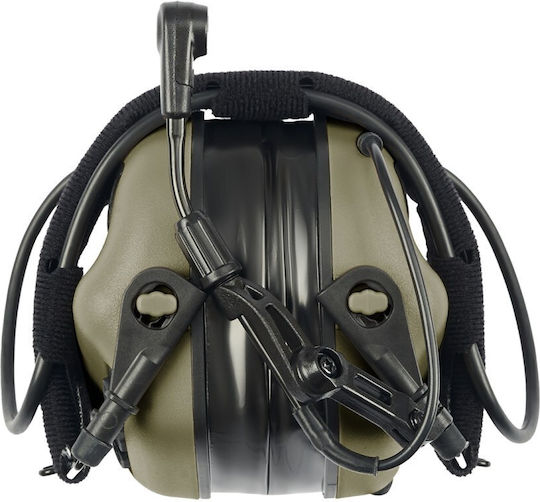 Earmor M32 Electronic Earmuffs with Band Foliage Green
