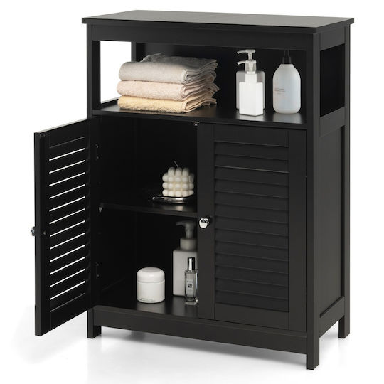 Costway Dulap De Baie 60x30x80cm Alb