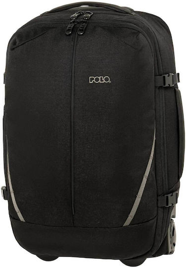 Polo Jet Σακ Βουαγιάζ 50lt Μαύρο με Ρόδες Υφασμάτινο Μ34xΠ45xΥ54εκ.