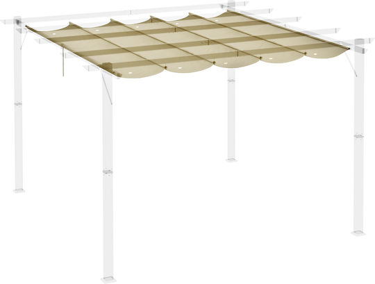 Outsunny Κάλυμμα για Κιόσκι Μπεζ 3x4m