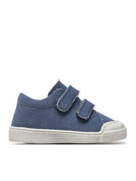 Kinder Sneakers Hoch mit Klettverschluss Blau