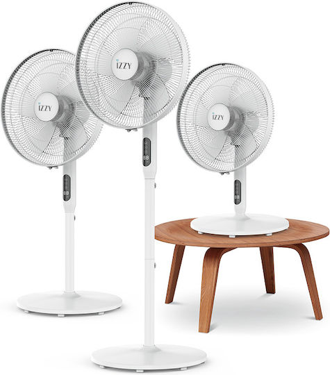 Izzy IZ-9007 Modular Fan 70W Diameter 40cm with Remote Control White