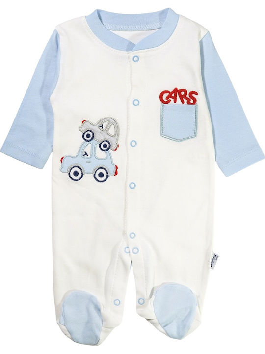 Annora Baby Baby Bodysuit Long-Sleeved Blue