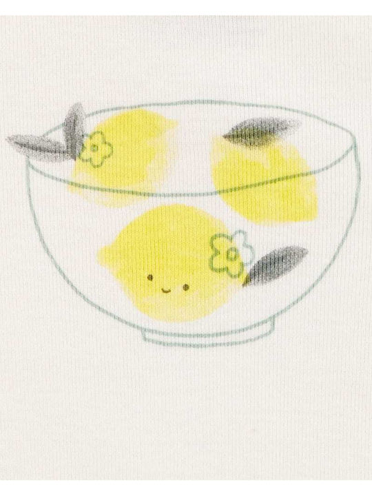 Carter's Къс ръкав Cream - Mint - Yellow