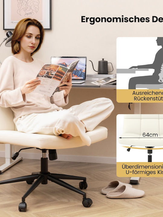 Stuhl Büro Beige Costway