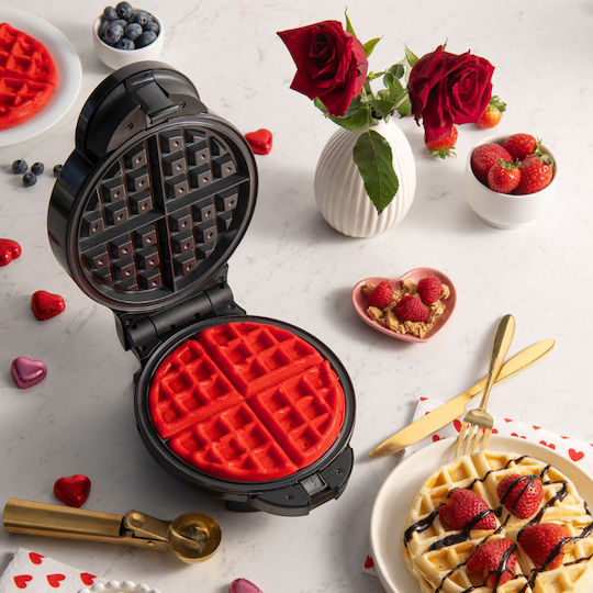 Izzy IZ-2003 Waffeleisen Für Runde Waffeln 1000W