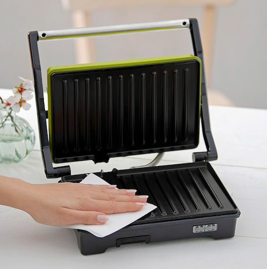 Izzy Panini Botanica IZ-2005 Τοστιέρα για 2 Τοστ 800W Πράσινη