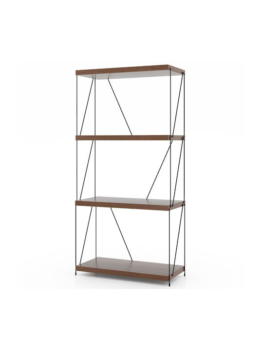 Brown Bookcase 61x29.5x105cm