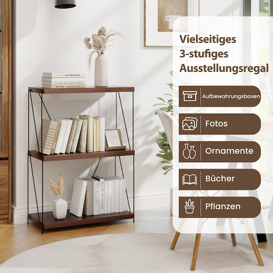 Industrial Bookcase 60x29.5x85.5cm
