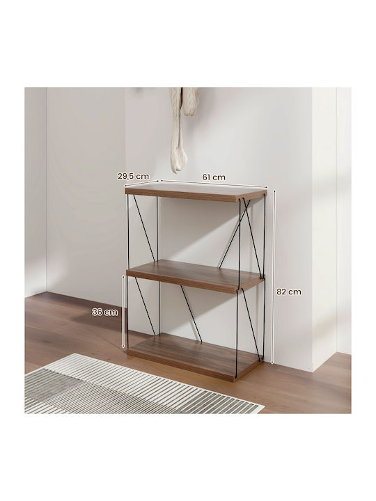 Brown Bookcase 60x29.5x82cm