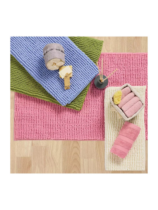 Das Home Rutschfest Badematte Synthetisch,Polyester/Cotton/Leather Rechteckig 0774 420760900774 Light Grey 60x90cm