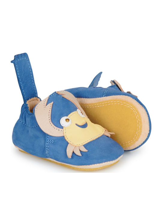 Easy Peasy Papuci pentru bebeluși Albastru My Blublu Crabe