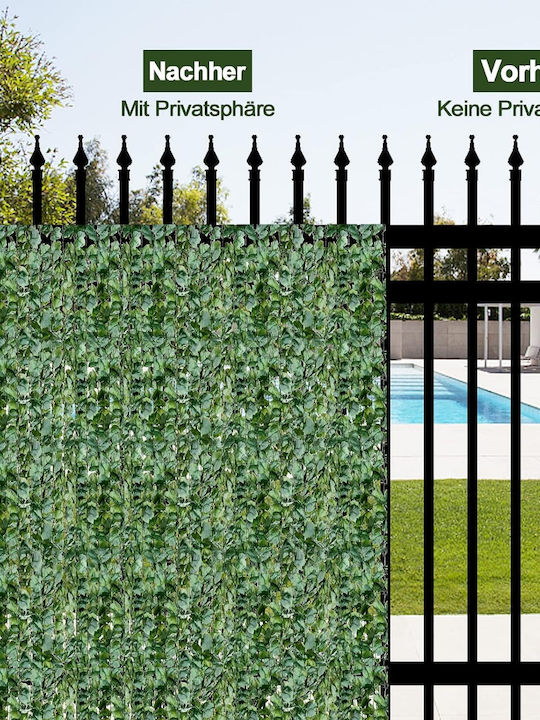 Costway Künstliches Laubpaneel 2.4x1.5m