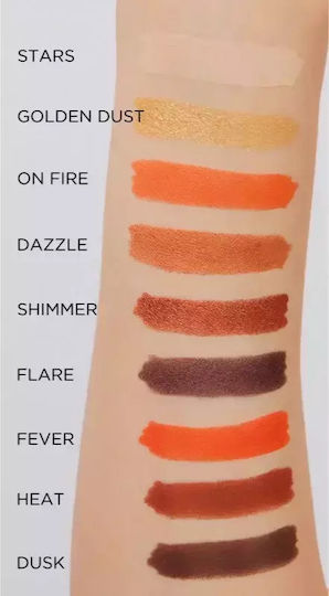 Eveline Eyeshadow Eye Shadow Palette Matte in Solid Form Sparkle 19.8gr