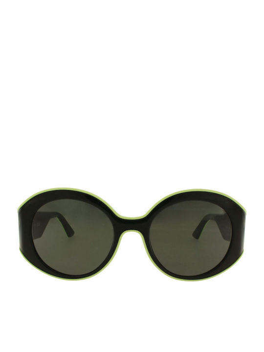 Longchamp Women's Sunglasses with Black Plastic Frame and Black Lens LO758S 001