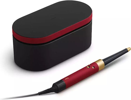 Dyson HS08 Airwrap i.d. Straight + Wavy Electric Hair Brush with Air for Hair Straightening and for Curls 1300W Red Velvet Gold
